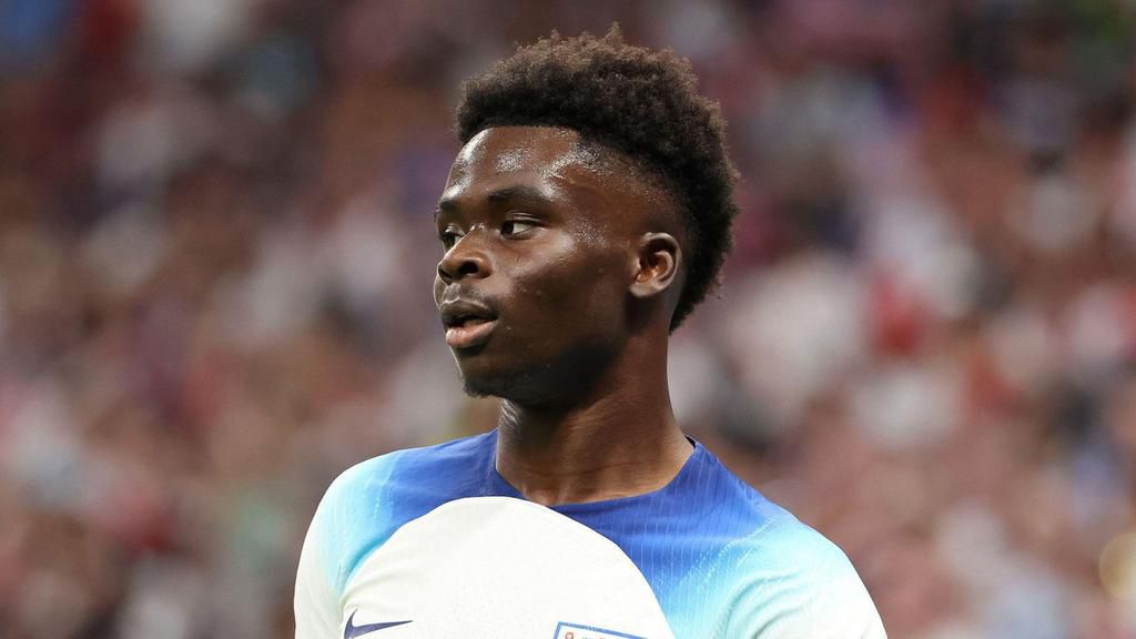 Bukayo Saka has been a key player for England at the world cup in Qatar