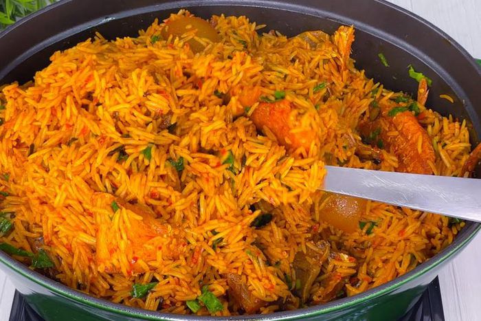 Palm oil jollof rice