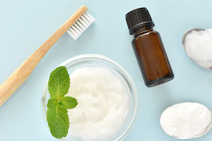 Coconut oil and baking soda