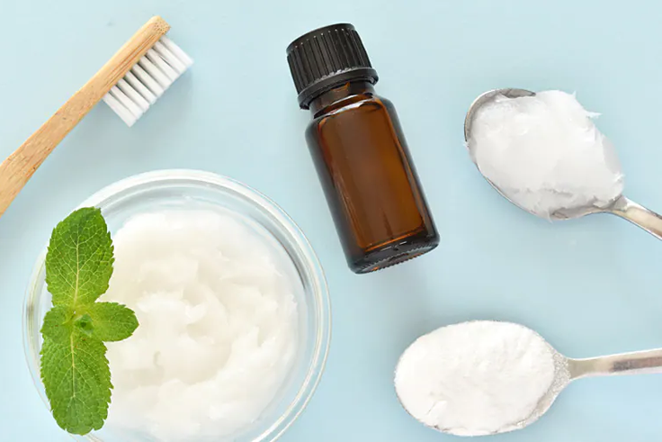 Coconut oil and baking soda