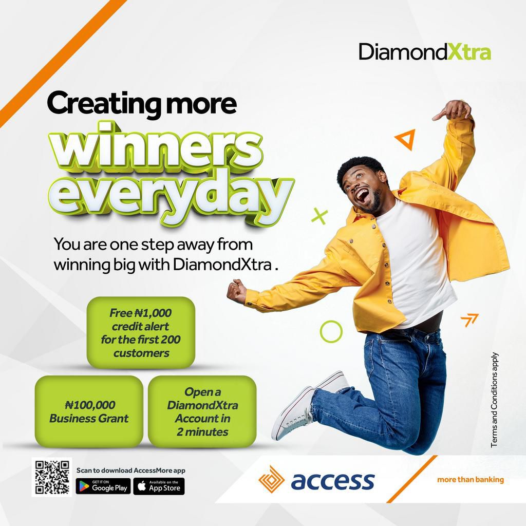 Access Bank to reward Customers with cash prizes in DiamondXtra Digital campaign