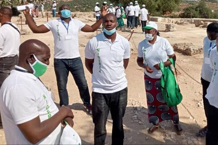 Christian Pilgrims in Jordan pray against banditry, kidnapping in Nigeria. [NAN]