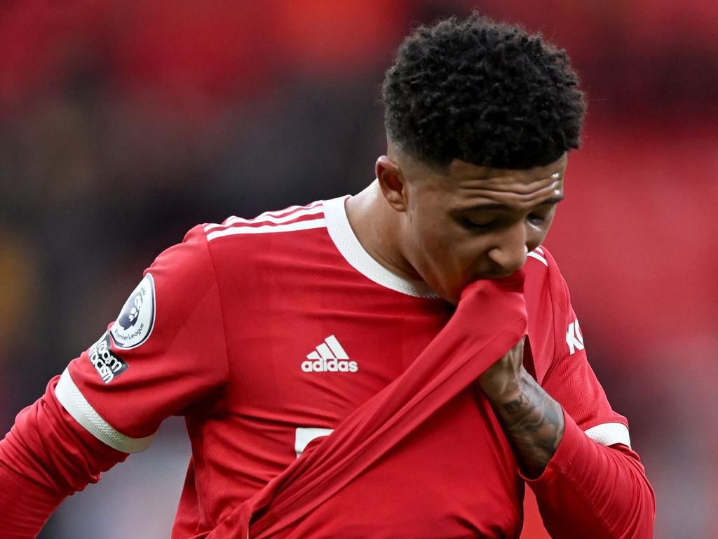 Jadon Sancho has been struggling to make an impact at Manchester United