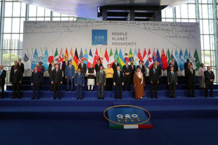 G20 leaders at the Rome Summit.