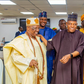L-R - The Ayangburen of Ikorodu, Oba Kabir Adewale Shotobi; Vice-Preseident of Nigeria, Vice-President  Kashim Shettima; Senator representing Lagos-West Senatorial District, Senator Adetokunbo Mukhail Abiru, FCA; at the SAIL Innovation Lab commissionin...