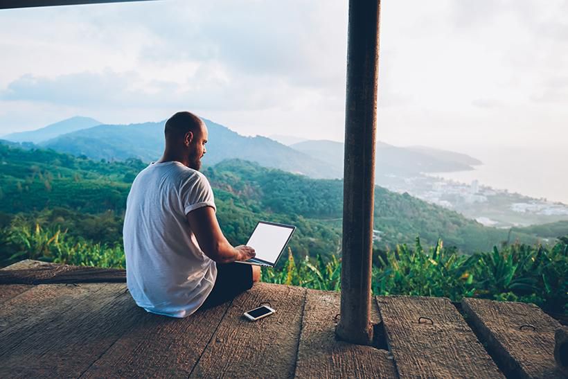 Work from anywhere in the world as you satisfy your wanderlust