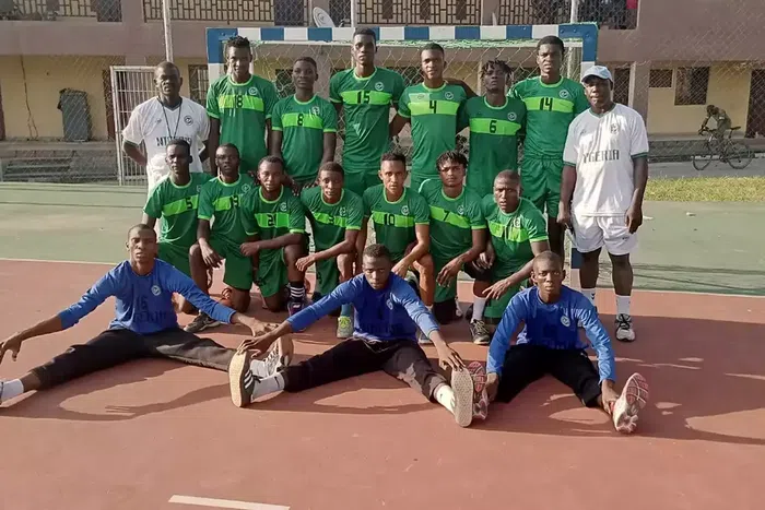 The Nigerian under-18 Handball team.