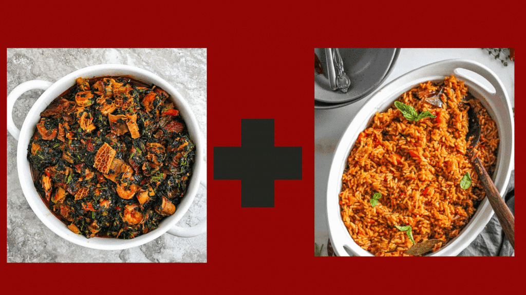 Jollof and efo riro [Weekly jollof/wordly treat]