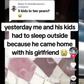 Mother and 5 children sleep outside as husband hosts girlfriend in matrimonial home