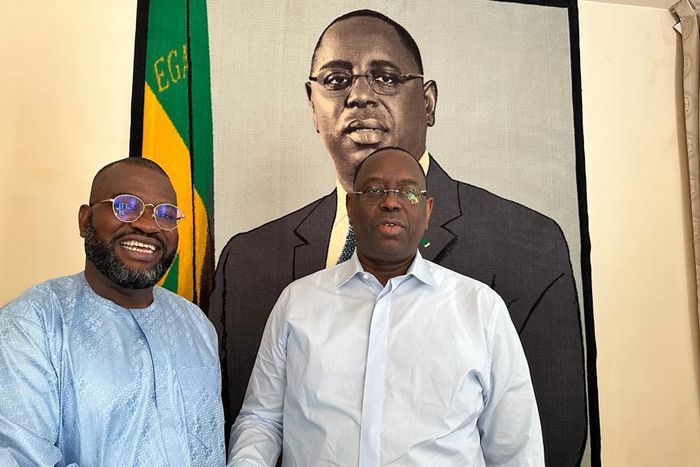 AFRIMA President, Mike Dada and President of Senegal, Macky Sall