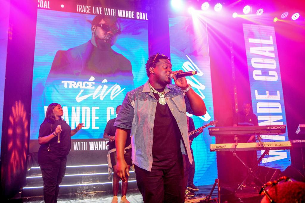Wande Coal rocks the stage at 'Trace Live' powered by Legend