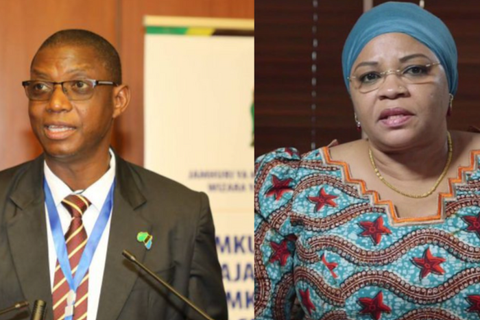 Emmanuel Tutuba and Dr Natu El-Maamry Mwamba