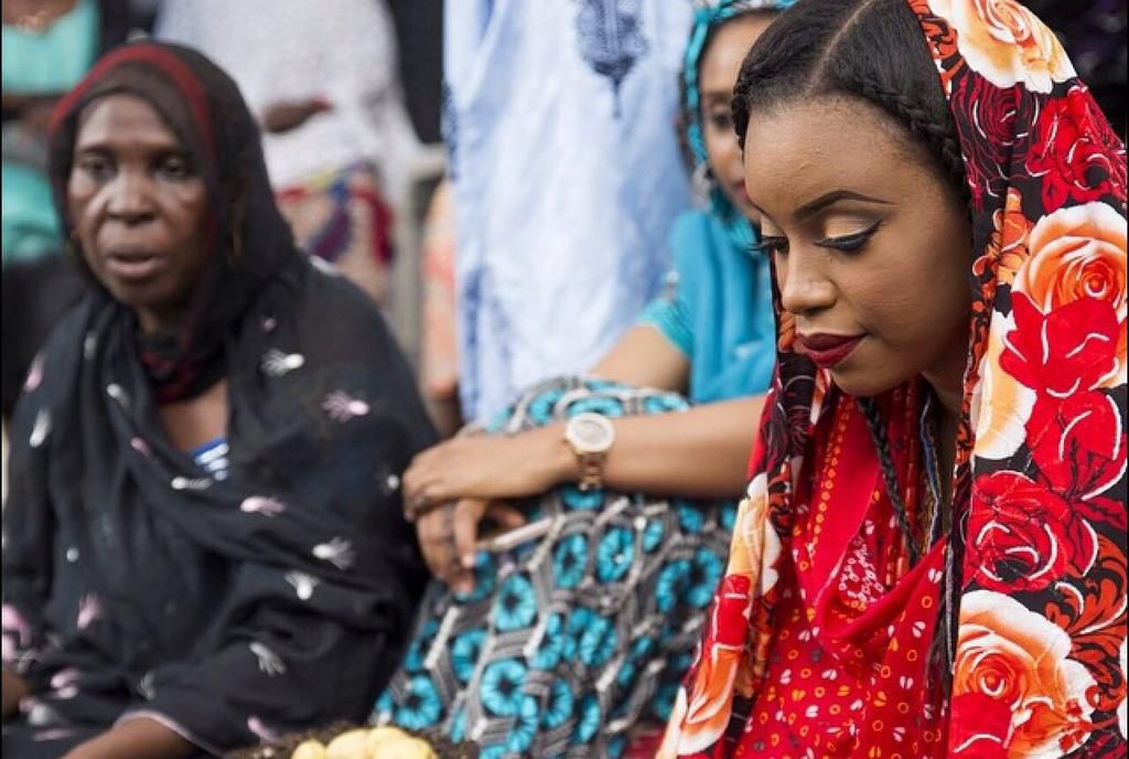 Hausa woman getting married [Northern life]