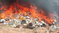 NAFDAC Destroys expired goods [The Sun Nigeria]