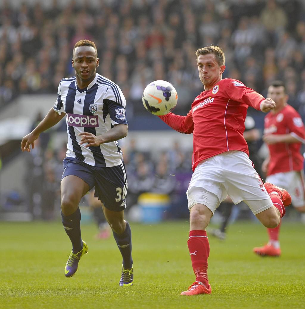 West Brom Player in action