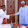 Governor Bala Mohammed of Bauchi state and President Muhammadu Buhari (Vanguard)