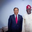 Chinese Ambassador to Nigeria, Cui Jianchun and President Bola Tinubu (Credit: Ripples Nigeria)