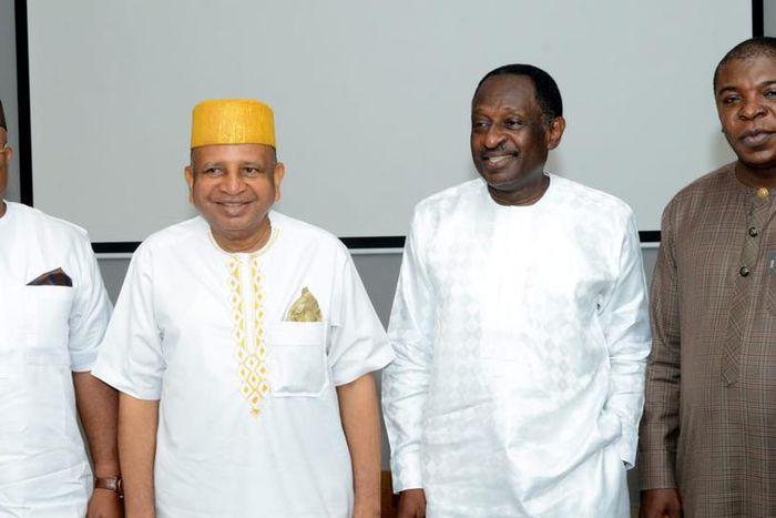 Members of the Osigwe Anyiam-Osigwe Foundation at a press briefing on Wednesday, March 22, 2023, in Ikeja. (Pulse)