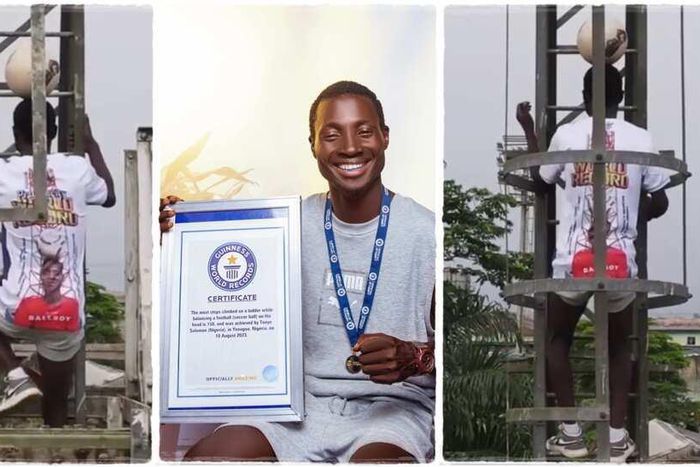 Tonye sets a new Guinness World Record [Legitng]