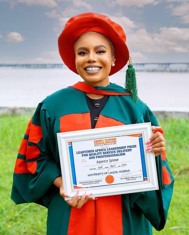 Nancy Isime is now a doctor