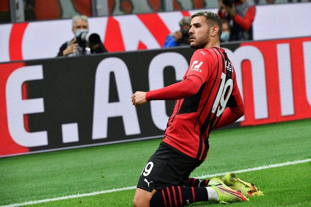 Theo Hernandez's goal against Venezia was his first of the season for AC Milan