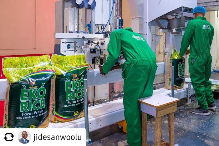 Lagos Eko Rice hits major markets in June. [Twitter:@ppplagos]