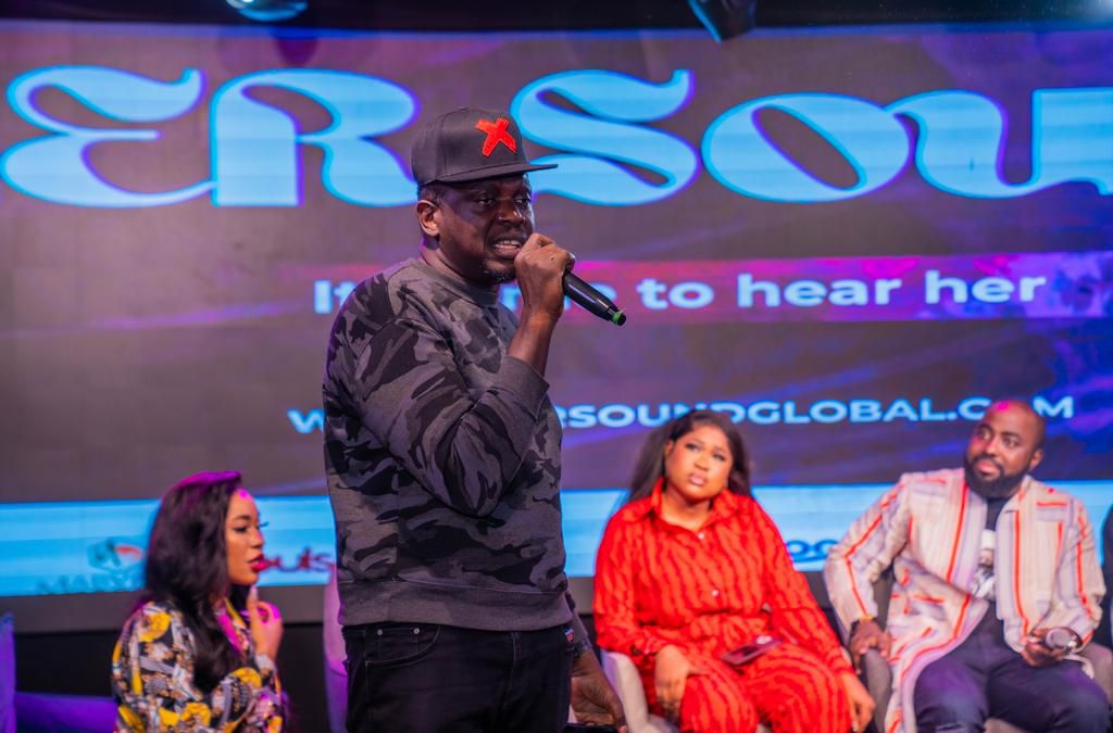 IllBliss speaking at the masterclass