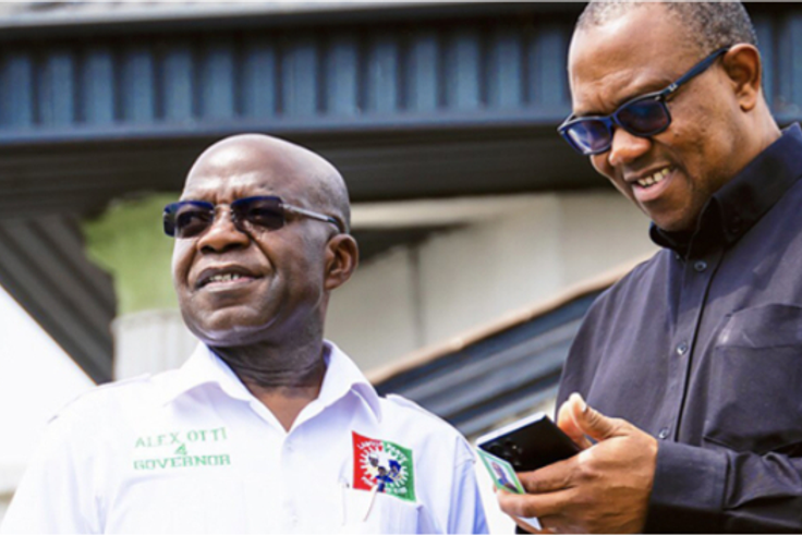 Abia State governor-elect, Alex Otti and Labour Party presidential candidate, Peter Obi.