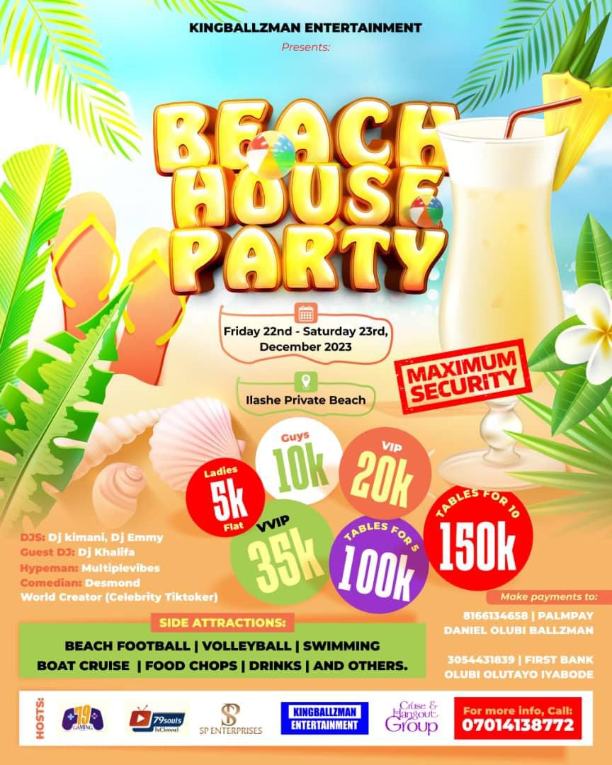 Beach House Party