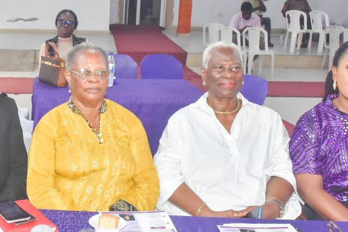 L-R: Chairman Nigeria Society of Engineers, Mr Adekunle Bello; Past President, Association of Professional Women Engineers of Nigeria, Mrs Nkechi Isigwe; Former President APWEA, Mrs Idiat Amusu and Chairman APWEA Lagos Chapter, Mrs Atinuke Wuraola duri...