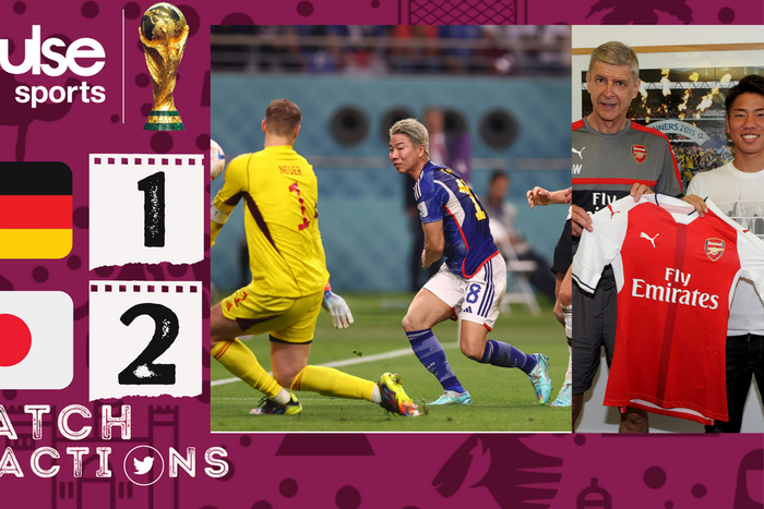 Reactions as Takuma Asano inspires Japan to comeback win against Germany