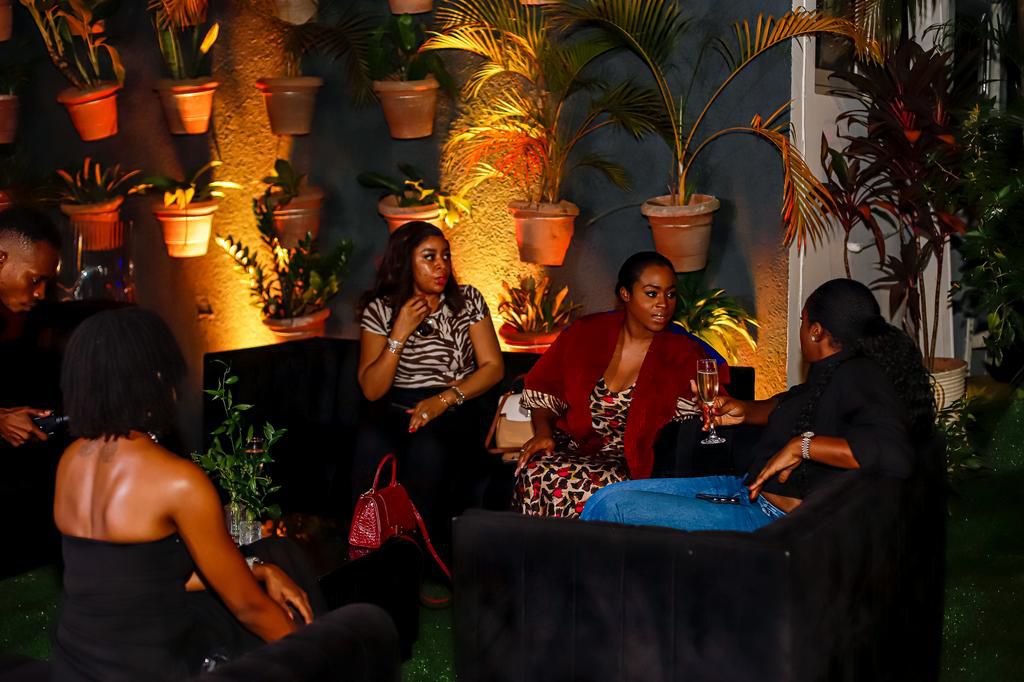 Guests having a good time