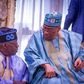 Bola Ahmed Tinubu when he visited the former head of state, Ibrahim Babangida. (PMNews)