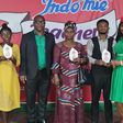 L-R: Teacher and 2nd Place Winner, Indomie Fan Club Teachers Quiz Competition (IFC TQC), Mr Temitope Bankole of Mbari Mbayo School Lagos State; Head, Department of Science Education, Faculty of Education, University of Lagos, Prof. Sunday Adeyemo; Teac...