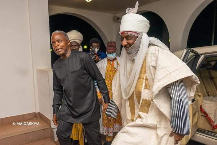 Sanusi visits Osinbajo [Unknown]