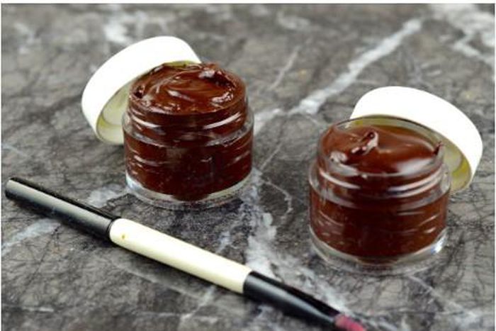 Homemade chocolate lip gloss