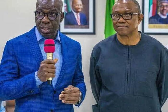 Peter Obi and Obaseki.