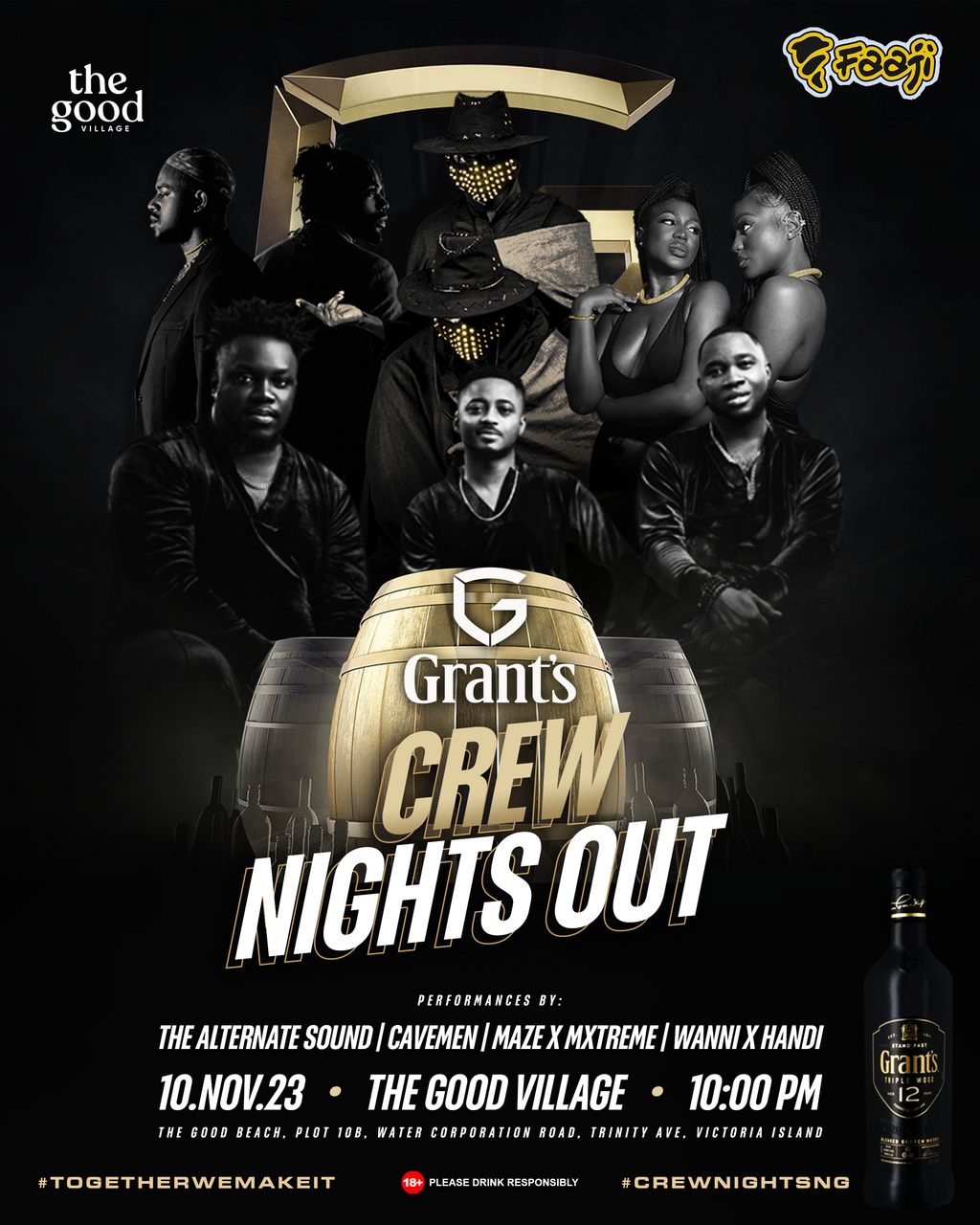Grant’s Crew Nights Out: An unforgettable concert experience for you and your crew!