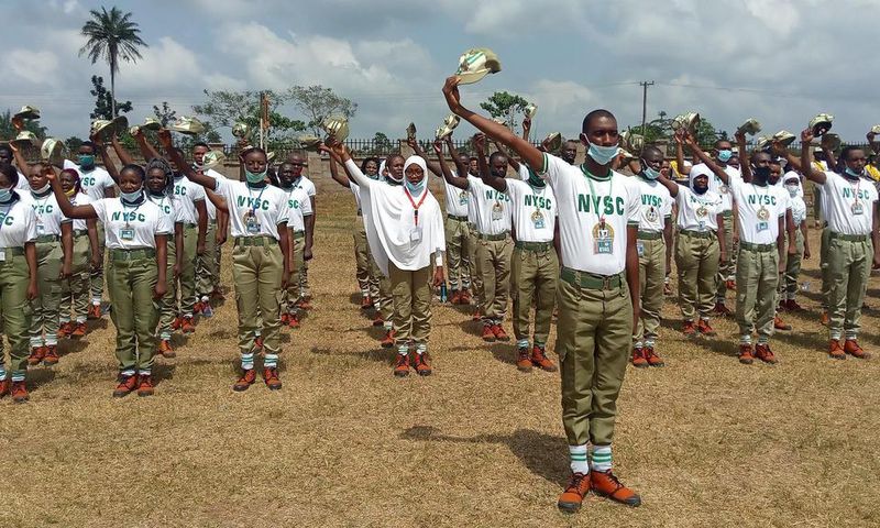 Corps members in Edo State orientation camp [NYSC]