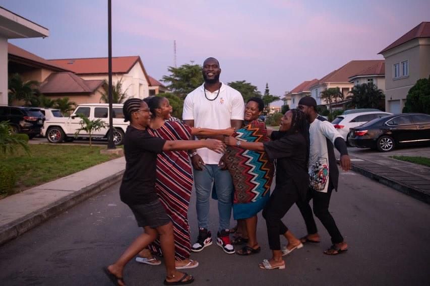 WWE Superstar Omos visits his family in Nigeria