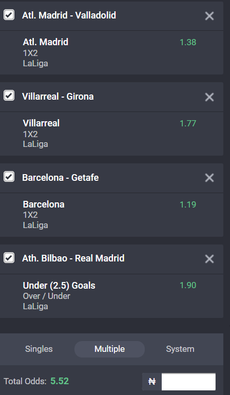 La Liga betting tips