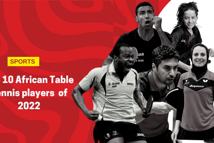 Top stars in Africa Table tennis
