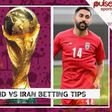 England vs. Iran betting tips & odds