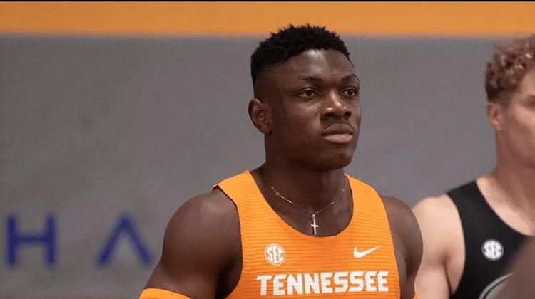 Favour Ashe won 60m Bronze medal at the NCAA Indoor Championhips