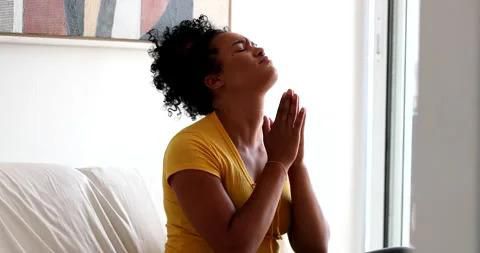 Black woman praying [Inspired Pencil]