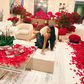 Here's a picture of Yung Miami with over a thousand red roses, Nigerian women were more concerned with the logistic of cleaning it up [Yungmiami/Twitter]