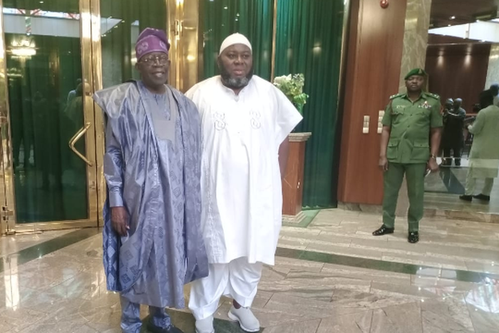 President Bola Tinubu and Asari Dokubo. [NTA]