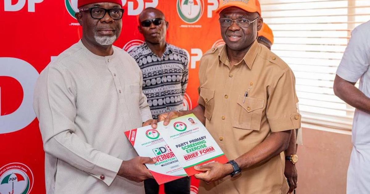 I can’t be intimidated out of Edo governorship race - Shaibu | Pulse ...