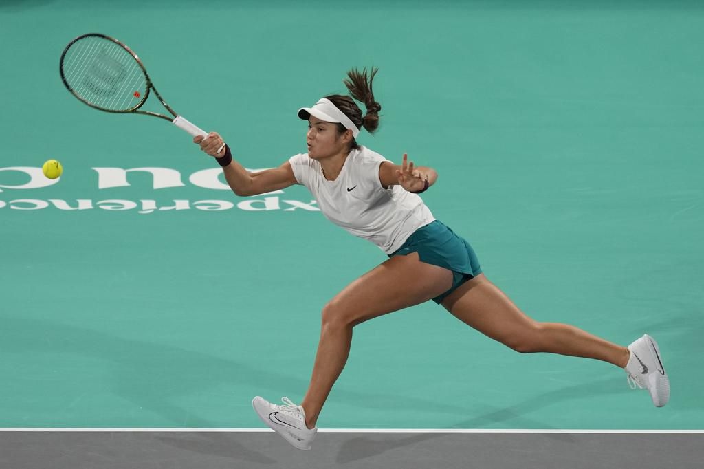 Emma Raducanu making a comeback to the court after about three months out from a wrist injury