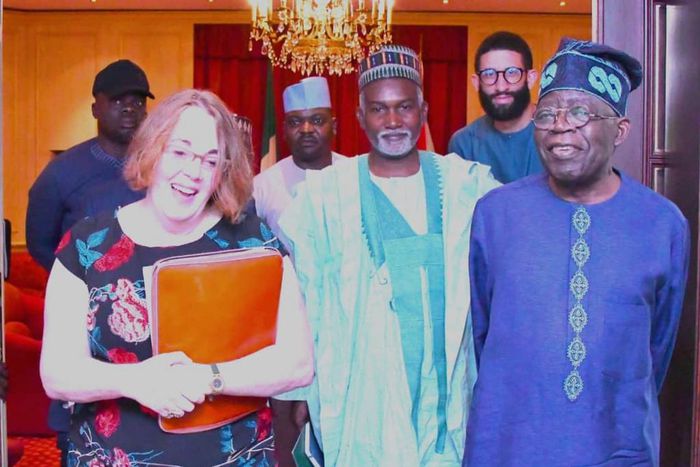 Tinubu Receives US  Secretary of State for African Affairs, Mary Catherine "Molly" Phee.[Presidency]